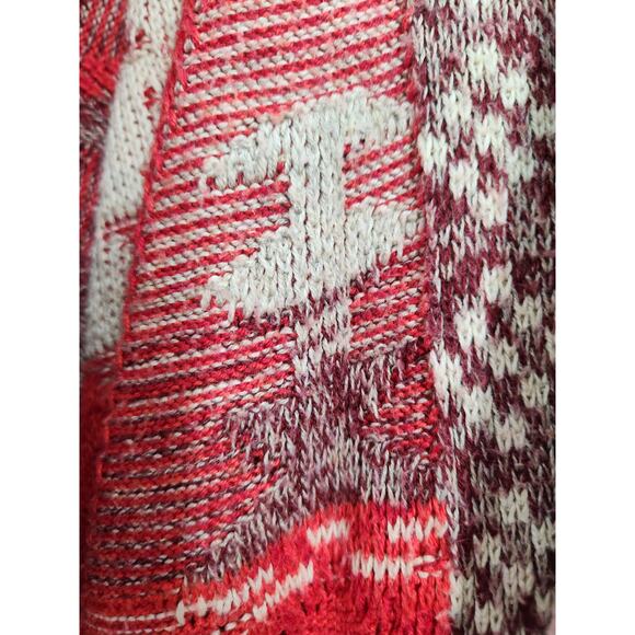 Lucky Brand Fair Isle Open Front Cardigan - Size Medium - Picture 4 of 6